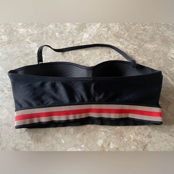 Calvin Klein black padded bikini top Small NWOT - Picture 2 of 5